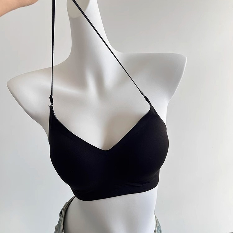 T Shirt Bra Seamless - Bralette Halter Multiway Tanpa Jahitan Wanita,