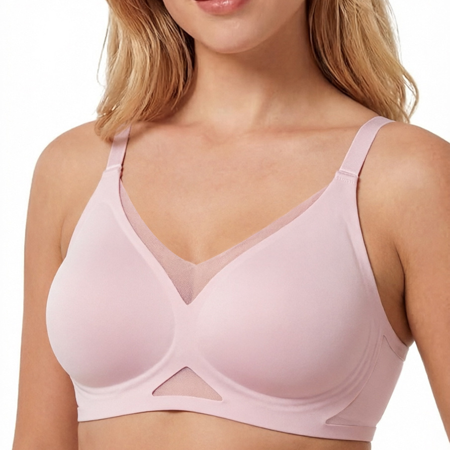 Bra Wanita Tanpa Kawat dengan  - Plunge Bra Push Up ulasan dan harga